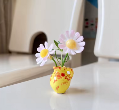 Mini Jarrón De Cerámica Para Nevera