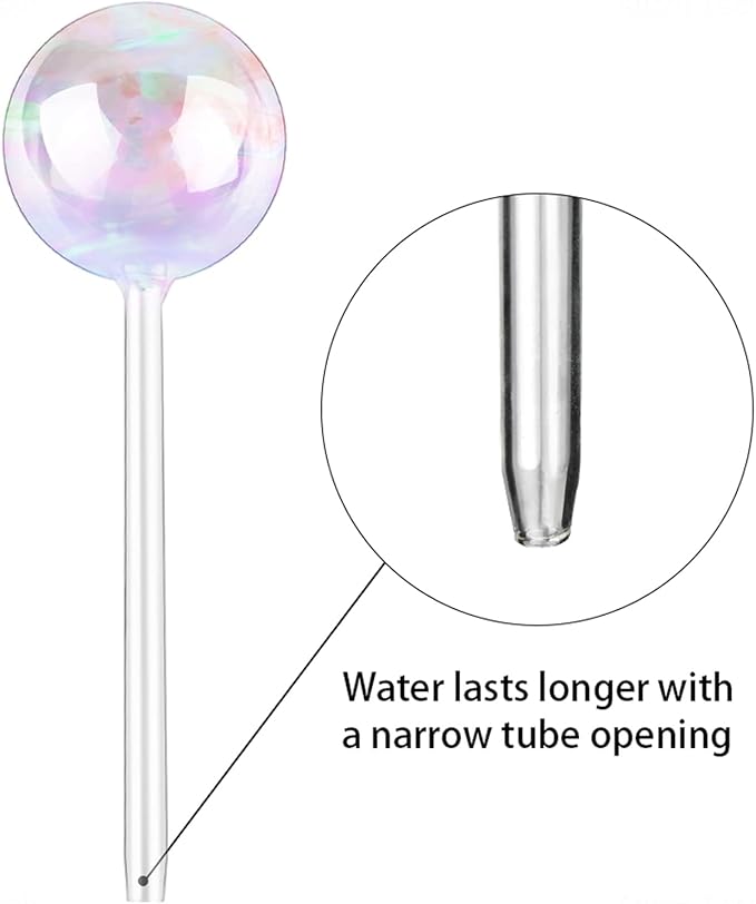 Globos de autorriego transparentes para plantas 6 UND